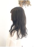 【ekolu中原】ブリーチなしプレミアムグレージュカラー×ロング