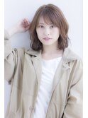 【寺尾拓巳】大人かわいいエギョモリグレーベージュくびれミディ