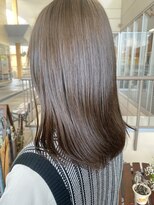 エイム ヘアメイク 横川店(eim HAIR MAKE)&nbsp;ロングボブ×ブラウンベージュ