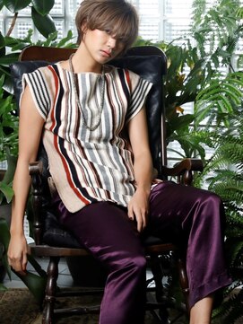 リブロ 三軒茶屋(LIBRO) ヒッピー×マッシュショート