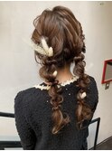 ロング ヘアアレンジ