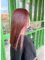 ネバーランド(NEVERLAND)&nbsp;ピンクブラウン×ピンクイヤリングカラー