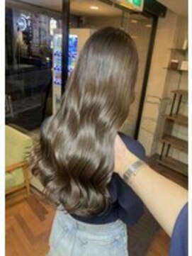 美容室 フラワー 平井店(flower) ブリーチなし　オリーブベージュ　[平井/平井駅]