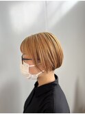 ぱつっとボブ