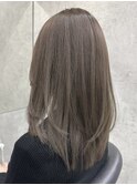 ラベンダーグレージュカラー×ミディアムレイヤー　【CHICA】