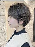絶壁解消/ひし形/くびれ/大人ショートボブ/60代50代40代