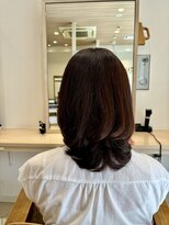 キュウ トゴシコウエン(CUE TOGOSHI-KOEN)&nbsp;30代40代オトナのミディアムレイヤー/決めすぎないが魅力的★