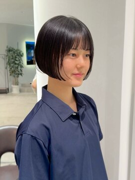 ケリーアン 太田(kelly.un) ぷつっとミニボブ / 切りっぱなしボブ / シアーブラック / 太田
