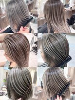 アッシュ 大宮店(Ash)&nbsp;ハイライトよりもハイライトの綺麗なバレイヤージュカタログ