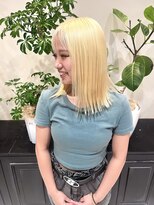 リー 十三(Lee)&nbsp;【Lee十三 Minato】ハイトーン/ブリーチ抜きっぱなしブロンド