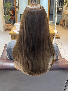 アビント バイ レシッド 武蔵小杉(abinto by rcid) 透明感カラー/TOKIOトリートメント/オリーブグレージュ