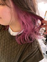 ワンバイワンヘアーツー(OnexOne HAIR2) インナーカラーピンク/インナーカラー/ピンクラベンダー