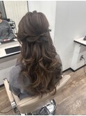 カジュアルハーフアップ/ヘアセット