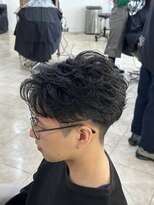 ロストシティ 横浜(LOST CITY)&nbsp;フェザーパーマ フェザーショート【緑川】