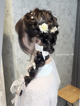 イコール バイ プロデュース 町田駅前店(equal by Produce) 編みおろしヘア