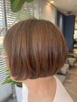 アース 三田南ウッディタウン店(HAIR&MAKE EARTH)&nbsp;大人可愛い小顔ショートボブ前下がりショート