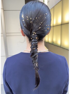 ティエラ 原宿 表参道(Tierra) 〈Tierra毛利仁美〉金箔タイトヘアセット