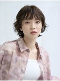 大人ショートパーマ/20代30代40代/岡野亘希