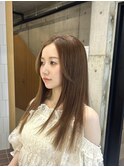 ＊ブリーチなし！透明感たっぷりミルクティベージュ＊