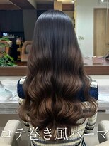 アミー 銀座(Ammy)&nbsp;コテ巻き風パーマ/銀座パーマ/レイヤーカット