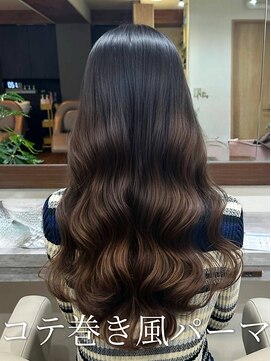 アミー 銀座(Ammy) コテ巻き風パーマ/銀座パーマ/レイヤーカット