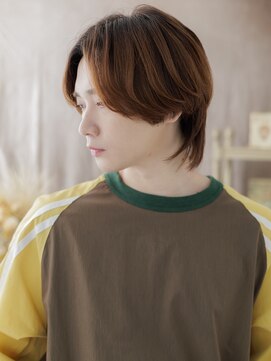 カバーヘア ブリス 上尾西口店(COVER HAIR bliss) センターパートウルフマッシュショートa上尾10代20代30代