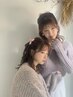 ペア割!!２名様のご予約でお得なお呼ばれヘアセット1人5500円→3850円！