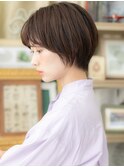 ★ヘーゼルグレージュひし形小顔マッシュショート20代30代★1