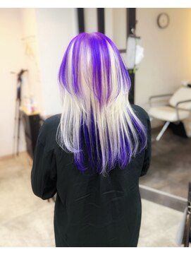 ゲート(GATE.) ＊SAKI＊ホワイト×パープル×アンブレラ