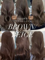 アイシー 表参道(ICY)&nbsp;上品な秋冬ヘア/ブラウン/ベージュ/マロン/チョコレート