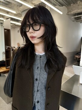 ステン(sten) ミディアムレイヤー/チョコブラウン/透明感カラー/レイヤー