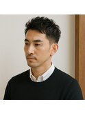 大人メンズショート ナチュラルパーマ20代 30代 40代 50代 60代