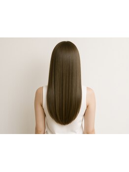 まとまらない、広がる、クセ、うねりなどお悩みを解決!生まれつきの直毛のような自然でしなやかな質感へ＊