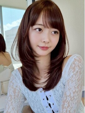 レイヤーカット*ハッシュカット*前髪カット*顔周り*髪質改善