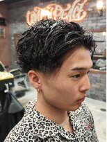 フォーコーナーズカットショップスリーセント 栄(FourCornersCutShop 3/cent)&nbsp;ピンパーマ/テーパーフェード/ニュアンスパーマ