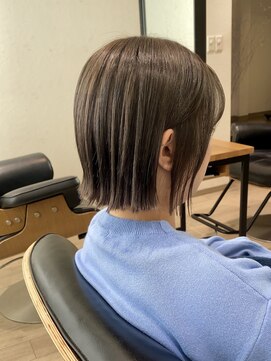 ニコヘアデザイン(NICO hair design) ミニボブ×グレージュ