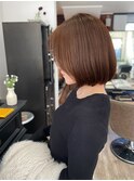 CORS高崎】マロンベージュミルクティーブラウン大人ボブミニボブ