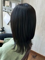 コルテ 倉敷西坂店(CoRte.)&nbsp;外はねミディアム/くびれウルフレイヤー/ミディアムウルフ/艶髪