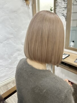 ラウラアンドロー(LAURA&RO) ミルクティーベージュダブルカラーインナーカラーケアブリーチ