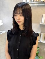 ジーナ 天神(Zina)&nbsp;韓国ヘア/ レイヤーカット/顔周りカット/ザクザクレイヤー