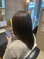 クーレ ビオトープ(+ CURE biotope)&nbsp;白髪ぼかしハイライト×オリーブベージュ