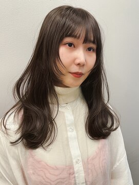 カノエ(canoe) ダークアッシュ顔周りレイヤー20代～50代【西新大濠荒戸】