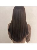 【&ONE 自由が丘】透け感のあるブラウンカラー