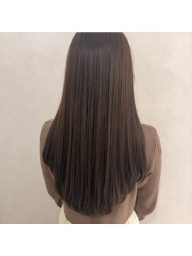 アンドワン 自由が丘(&ONE) 【&ONE 自由が丘】透け感のあるブラウンカラー