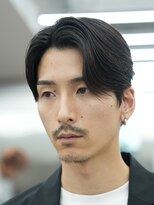 レタッチバイフィフス(RETOUCH by fifth) センターパート×ルーズパーマ