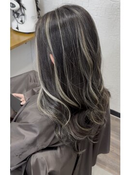 リ シャルム バイ エニーハウ 南七日町店(Re charm by anyhow) 【井上椋介】グレージュコントラストハイライトカラー