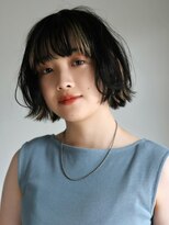 キネン バイ ツリー 宇都宮(kinen by tree)&nbsp;アッシュオリーブ×レイヤーボブパーマ