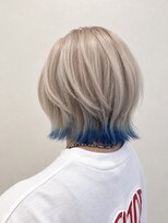 リオリス ヘア サロン(Rioris hair salon)&nbsp;ホワイトベージュ/ブルー/裾カラー