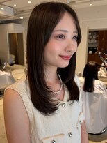 リタ(LITA)&nbsp;ミントベージュ×顔周りレイヤー◇川口
