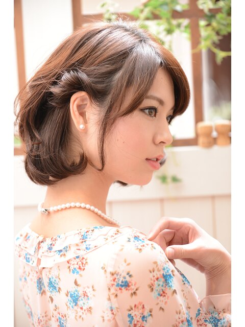 【miel hair blanc】☆アシメアレンジ☆